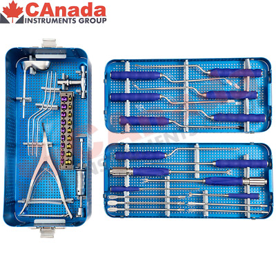 PEEK T-PAL Spacer Spinal Fixation Orthopedic Instrument Set OP-237