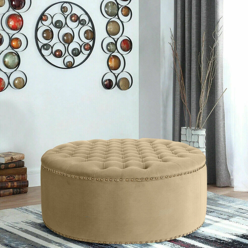 Round soft coffee table outlet