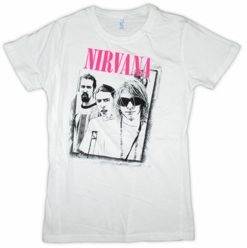 Nirvana Black \u0026 White Pixel Photo White 
