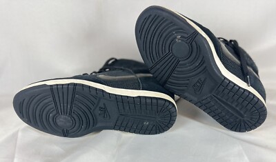 Nike Dunk Sky Hi Womens 8 Hidden Wedge Heel Black White Nike Dunk Sky Hi Womens 8 Hidden Wedge Heel Black White