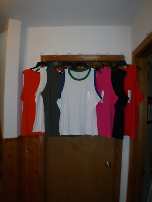 Size Plus  Ribbed Sleeveless Tank Tops ,Sonoma,3X,2X, Many Solid Colors NWT