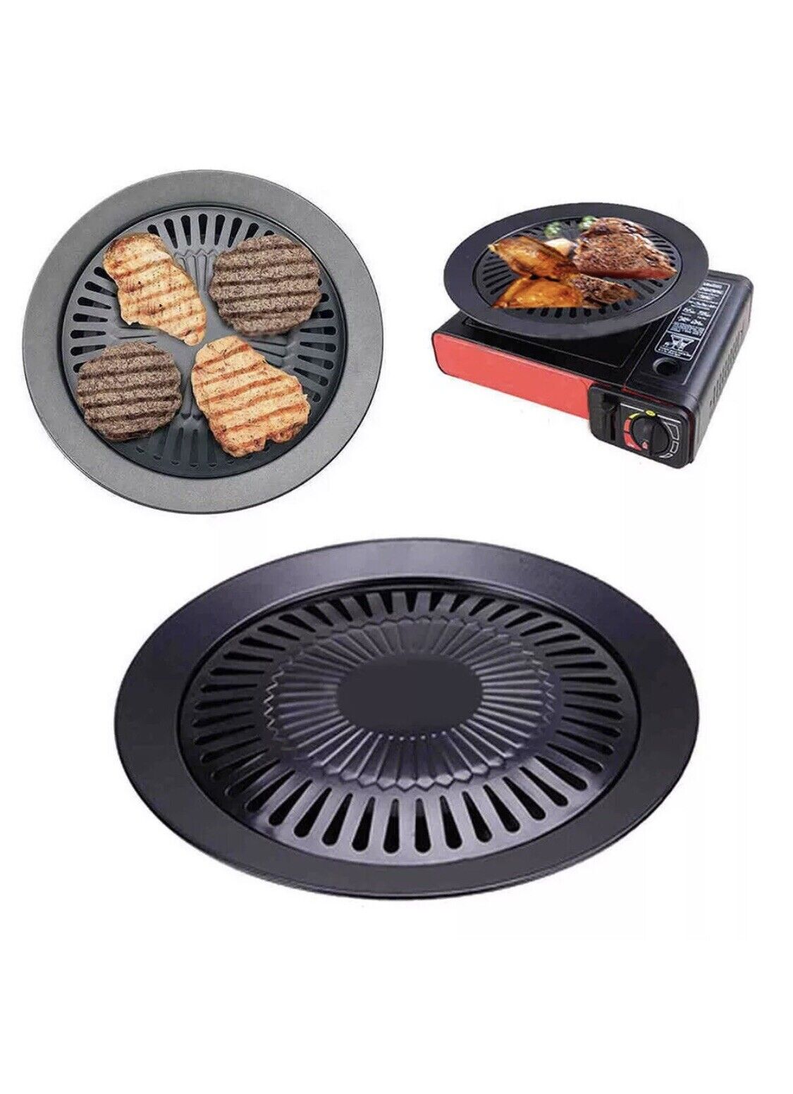 Stovetop Grill Indoor Smokeless Outdoor Kitchen Top For Stove Pan Gas  Korean Bbq