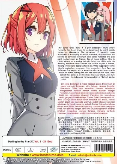 DARLING in the FRANXX terá 24 episódios