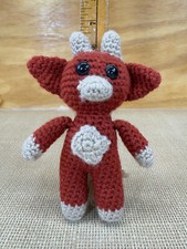 Crochet Highland Cow 6" Tall Cute