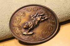 TAYLOR BRANDS BRONCO RIDING BELT BUCKLE