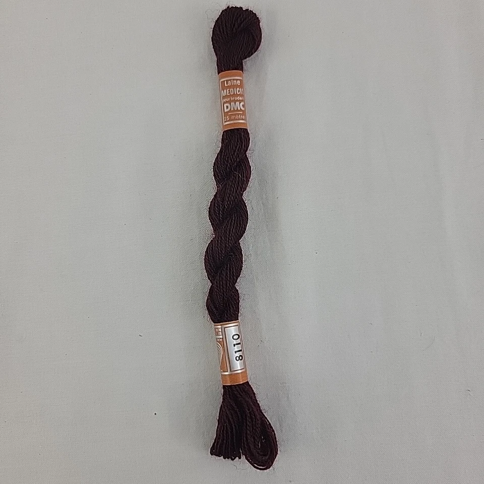 Granate 8110 DMC Lana Bordado Hilo Laine Broder Medici Rojo Hilo 27,3 yardas 25 m Foto 2 de 2