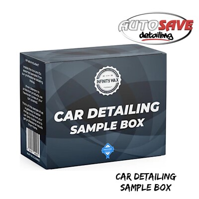 Infinity Wax - 10 Piece Car Detailing Sample Box Achieve Real Results At Home