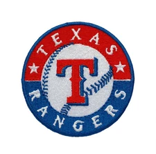 Texas Rangers World Series MLB Baseball Embroidered Iron On Patch 3.0"