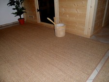 $$$ Sisalmatte Türmatte Bodenmatte Sisal Fußmatte für Haus + Sauna + Naturfaser