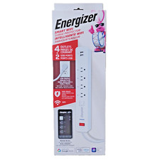 Smart WiFi Surge Protector with 4 AC Ports, 2 USB Ports