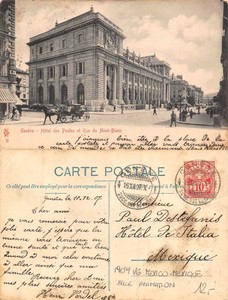 KT. Genève-Geneva-Hotel des Postes et Rue Du Mont-Blanc VG ...