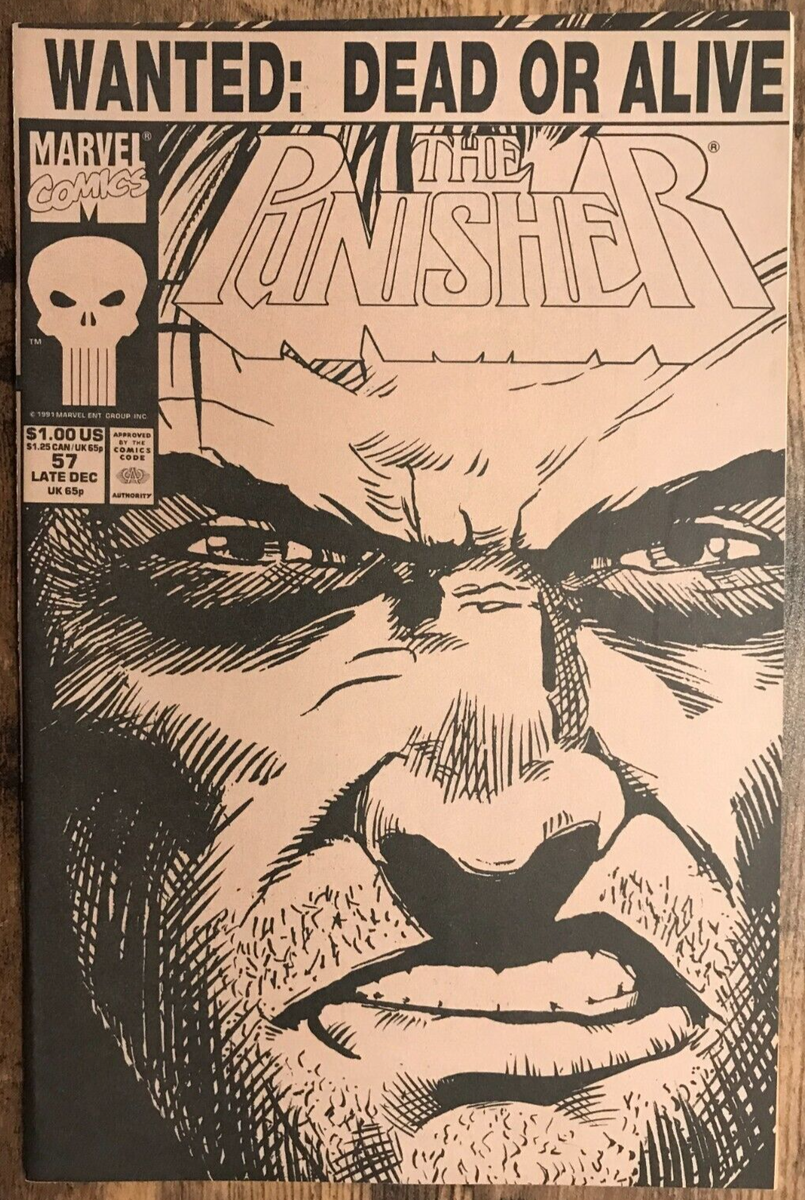 The Punisher #57 Baron Frank Castle Jim Lee Wanted Poster Variant