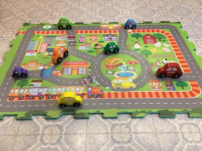 foam road play mat