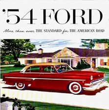 1954 Ford Car Sales Brochure