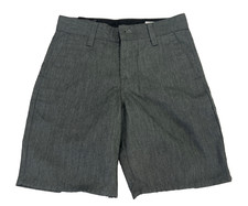 Volcom GRAY Flat Front Boys Knee Length Chino Size 23 Youth 10