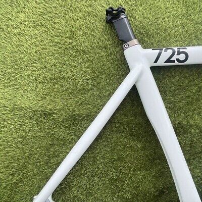 LEADER BIKE 725 frame & fork size 51cm Frameset Carbon white LEADER BIKE 725 frame & fork size 51cm Frameset Carbon white