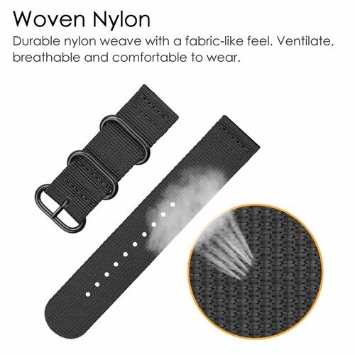 Woven Nylon Watch Band Sport Strap Soft  For Samsung Galaxy Watch Gear S3/S2 - Picture 1 of 11