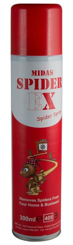 Spider Repellent Spray - Spiderex Deterrent Not Killer No More Webs on CCTV etc