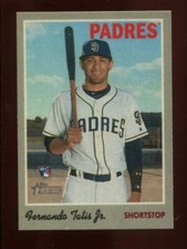 2019 Topps Heritage High Number 1970 Cloth Stickers #18 - Fernando Tatis ⚾ RC