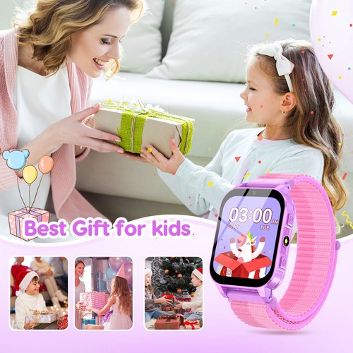 Kids Smart Watch with 30 Games 140 Learning Cards Camera Touch Screen Smartwatch - 第 45/47 張圖片