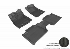 3d Maxpider 12-15 Fits Toyota Tacoma Access Cab 1st Row 2nd Row Floor Mat Black