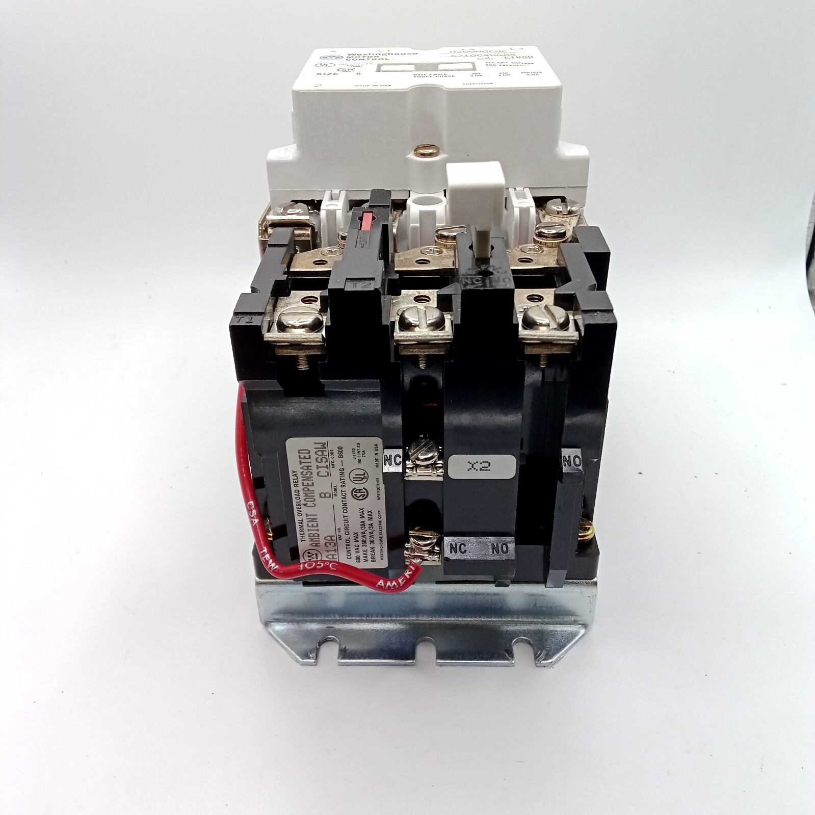 NEW WESTINGHOUSE/EATON A200M0CAC SIZE 0 STARTER 120V COIL