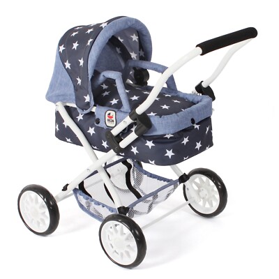Bayer Chic 2000 555-51 Mini-Kuschelwagen SMARTY, Navy Blau Sterne