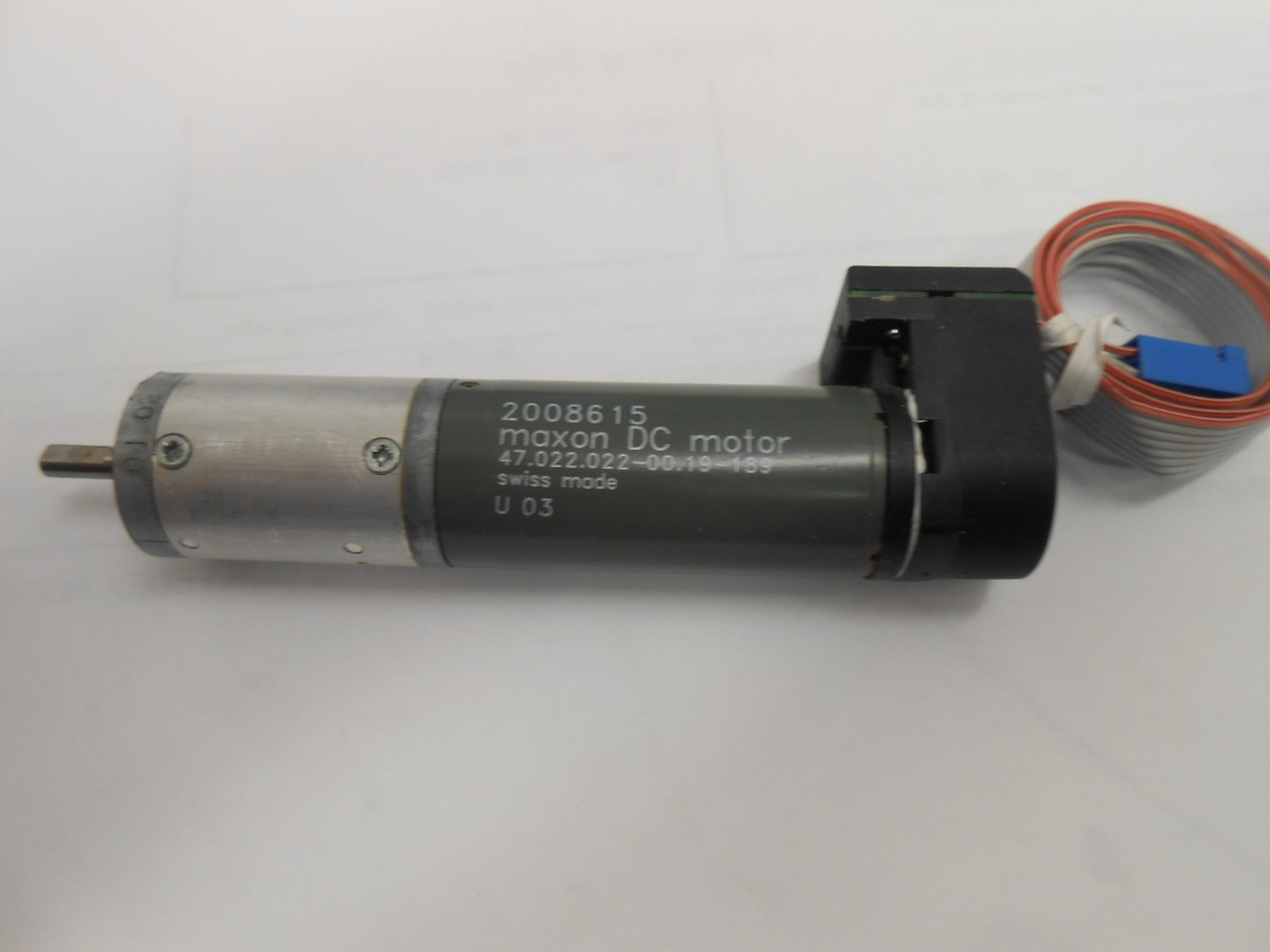 MAXON 12008615.01 47.022.022-00.19-189 DC MOTOR, ENCODER & 01 02