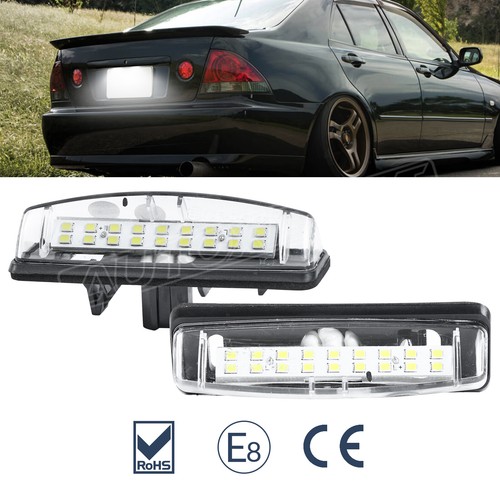 2pcs LED Number Plate Light Bulb Lamp For Toyota Avensis Lexus IS200 300 ES300 - Picture 6 of 6