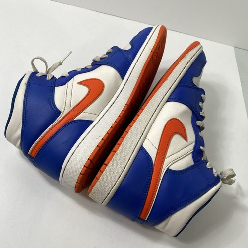 Nike Air Jordan 1 Mid "Wheaties" Blu Arancione FD1029-400 Uomo Taglia 9,5 - Foto 5 di 7