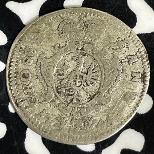 1745 Germany Brandenburg-Ansbach 3 Kreuzer Lot#JM9198 Silver! Very Scarce! - Picture 2 of 2