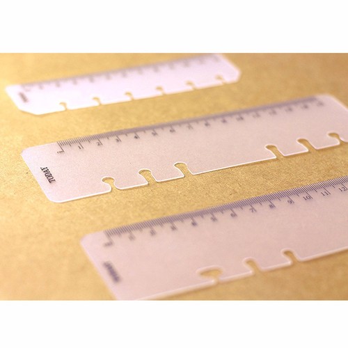 A5/A6/A7 Size Today Page Marker Frosted Plastic Ruler Insert Refill Organiser #B - Picture 2 of 14