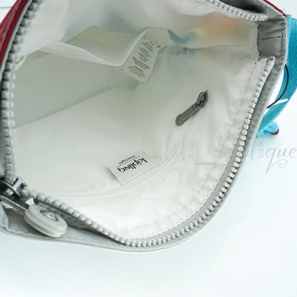 NWT Kipling KI1911 Vallie Crossbody Shoulder Bag Polyamide Rainbow