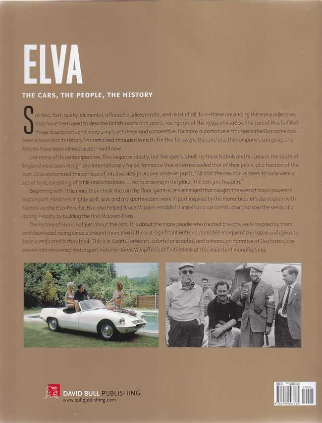 エルバ ELVA the cars,the people,the history Elva The Cars