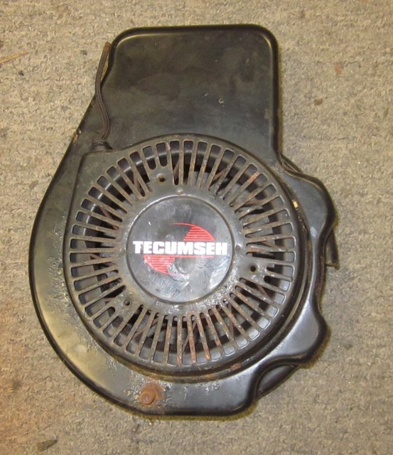 Tecumseh HSK600 2 Cycle Snow Engine recoil assembly and blower housing