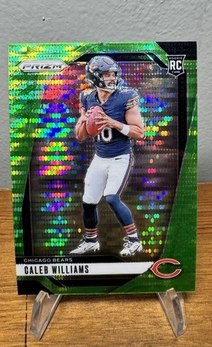 2024 Panini Prizm - Rookies Caleb Williams #301 Neon Green Pulsar Prizm (RC)