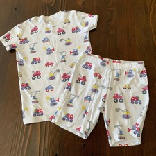 Kissy Kissy Transportation Shorts pajamas size 6