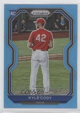 2021 Panini Prizm Tier II Carolina Blue Prizm Kyle Cody #115 1n0