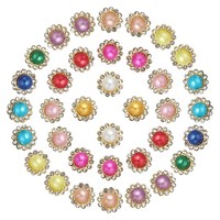 12Mm Sonnenblumenperlen Zum AufnäHen,Strasssteine,200Stk,Zum Verzieren,10 Farben