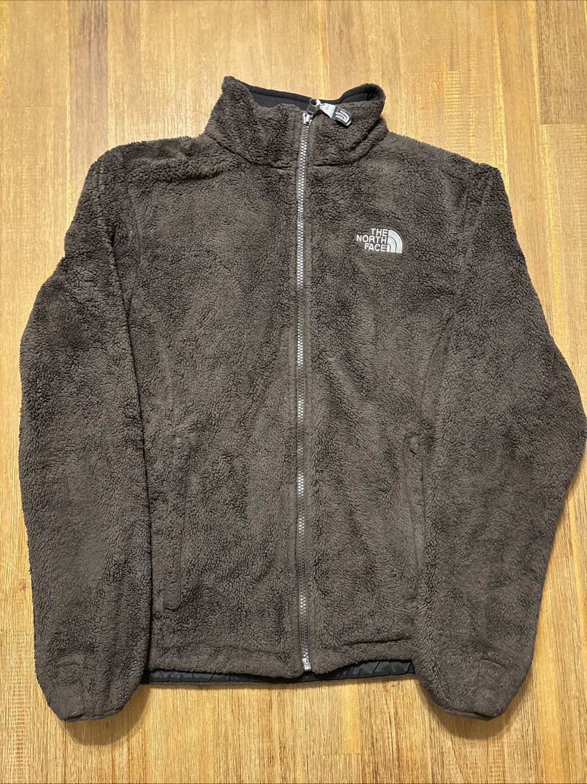 The North Face Fleece Zip-Up Jacket Sweater, Women’s Size Medium Gray
