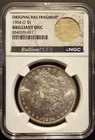 1904-O Morgan Dollar NGC BU 💎 Original Bag Fragment Holder 90% Silver