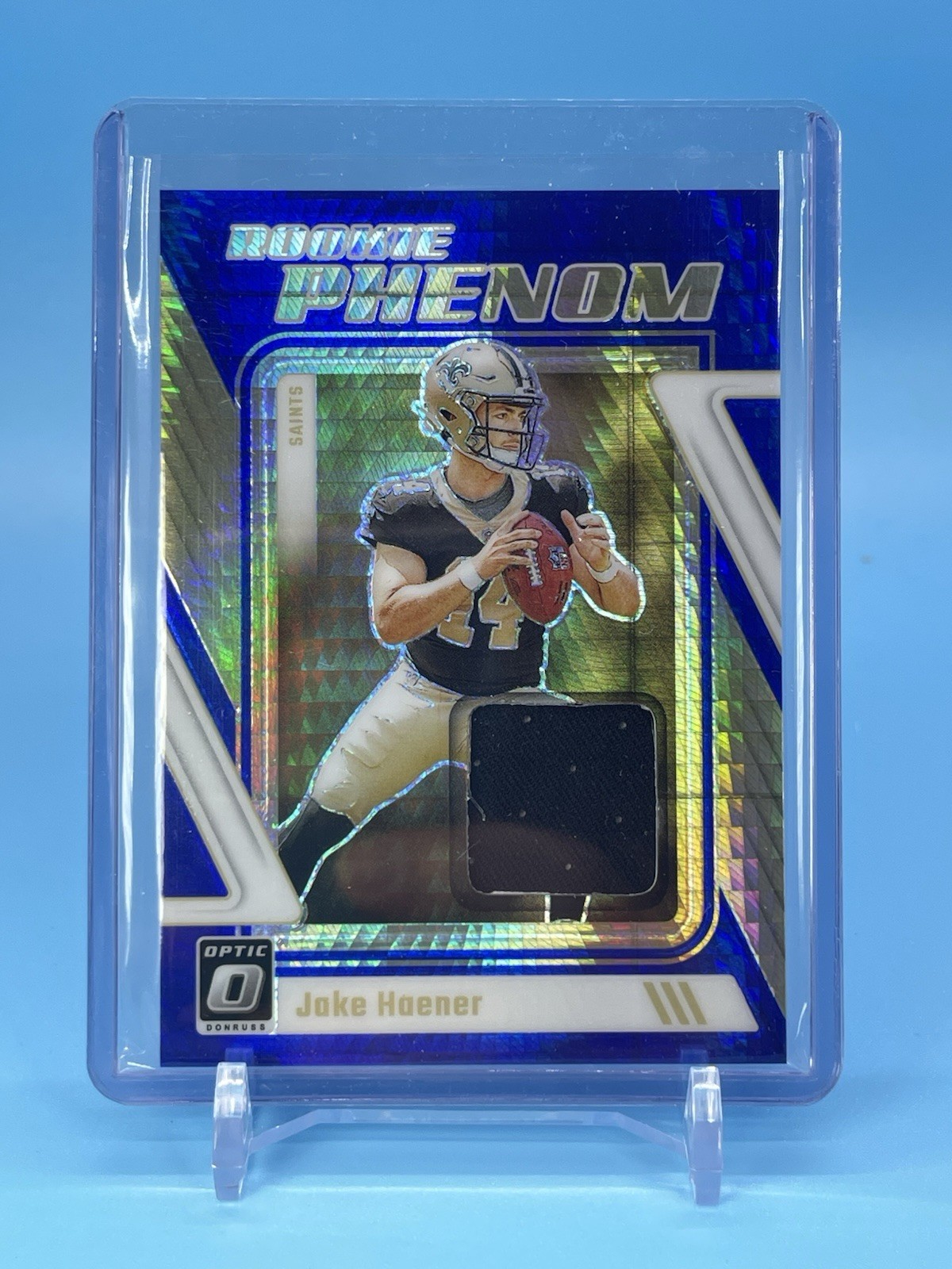 2023 Donruss Optic ~ JAKE HAENER ~ Rookie Phenoms RC Patch #RP-JHA ~ Saints 🔥
