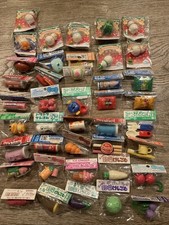Iwako Japanese Puzzle Eraser Lot Vegetables Sweets Chocky Vintage Erasers