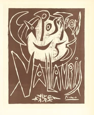 Pablo Picasso lithograph poster "Exposition Vallauris" c