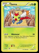 Yanma 4/124 Common Dragons Exalted Pokemon LP