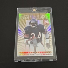 1999 Donruss Elite-Passing the Torch-Walter Payton-Barry Sanders #4  801/1500