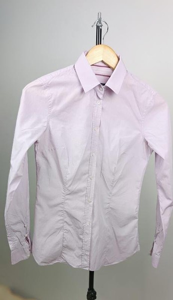 Women Massimo Dutti Shirt Lilac Cotton 36