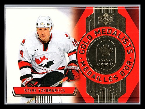 Steve Yzerman #GM-1 2025 Upper Deck Tim Hortons Team Canada Gold Medalist card