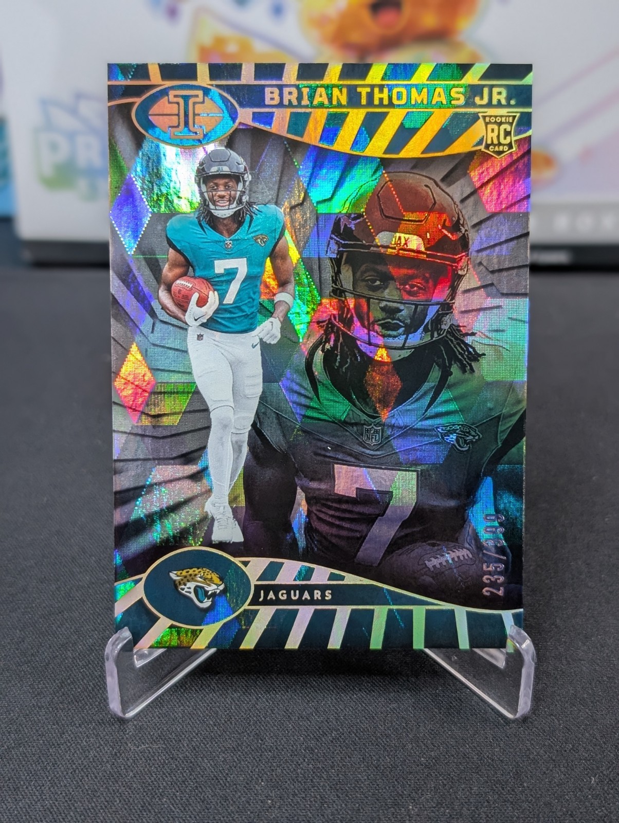 2024 Illusions- Brian Thomas Jr. #41 Cubic Trophy /399 RC