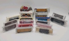Train Cars N Scale Bachmann, Atlas, Micro Trains, AHM Assorted Brands Lot Of 16